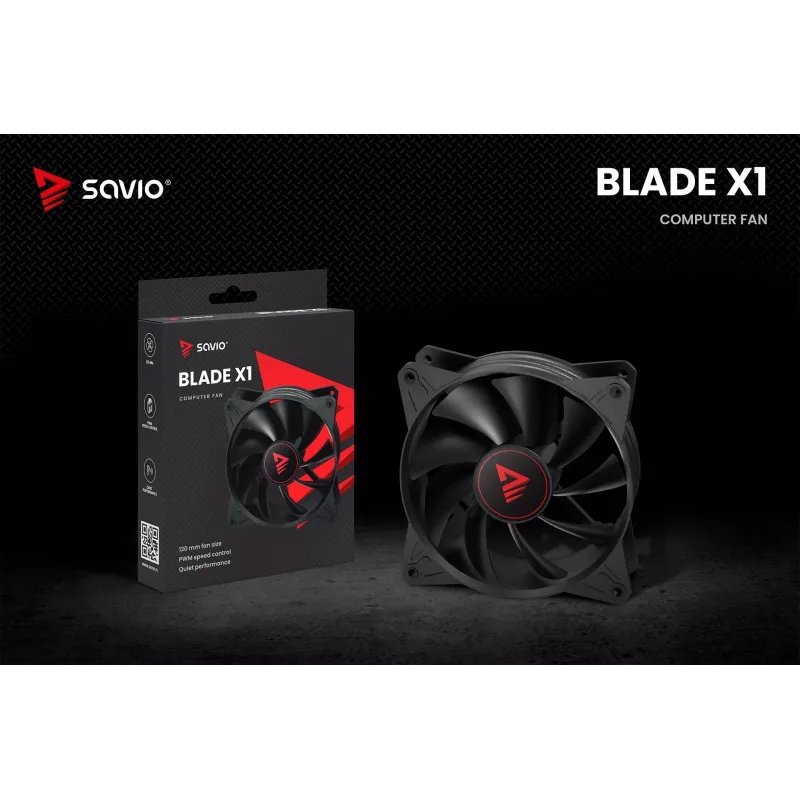 SAVIO SAVGBLADE 120mm PWM korpusa ventilators
