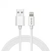 Savio Cl-193 USB kabelis USB 2.0 2 m USB A USB C/Lightning Balts