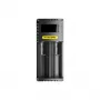 Baterijas lādētājs Nitecore Ci12 Universāls USB lādētājs Li‑Ion, NiCd, NiMH, 3A ieeja 5/9/12V, plastmasas korpuss