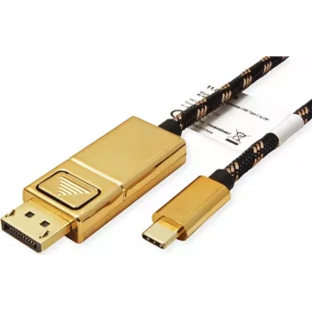 ROLINE 11.04.5849 USB-grafikas adapteris 4096 x 2560 pikseļi Melns - Zelts (11.04.5849)