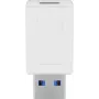 Microconnect USB3.0ACFW savienotāju adapteris USB A USB C balts