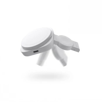ZENS 2-IN-1 MAGSAFE + WATCH TRAVEL CHARGER BALTS