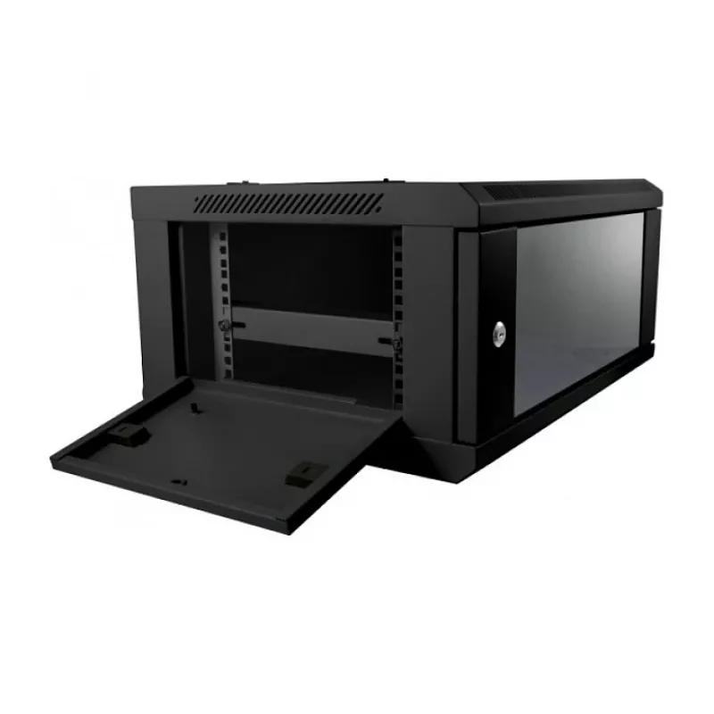ALLNET ALL-SMC6418Melns plaukta korpuss