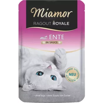 Mitrā kaķu barība Miamor Ragout Royale Pīle mērcē — 100 g paciņa, pieaugušiem kaķiem, bez graudiem, bez lipekļa