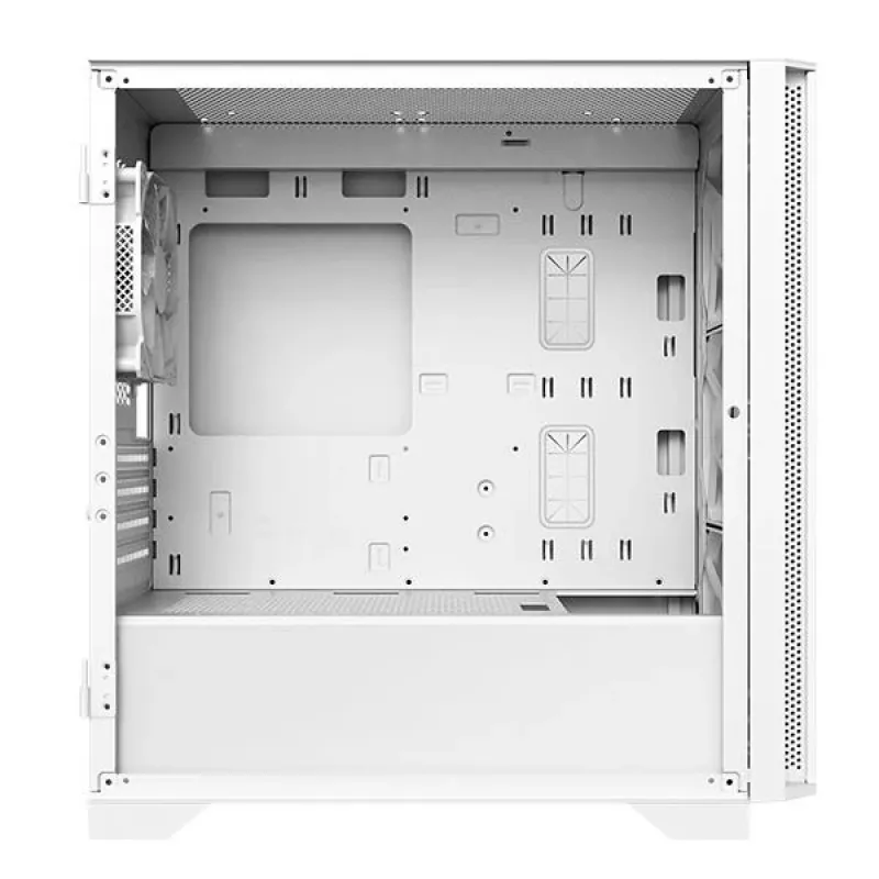 Montech AIR 100 ARGB MICRO-ATX tornis ar četriem iepriekš uzstādītiem ARGB ventilatoriem, īpaši minimālistisks dizains, smalka sieta priekšējais panelis, augsta gaisa plūsma, unikāls sānu panelis