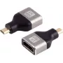 HDMI-D adapteris ShiverPeaks 10-01058 — metāla savienotājs, atbalsta līdz 8K