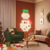 LED paneļu gaisma Nanoleaf N8100K02-6BS — kvadrātveida RGB, 6 gab., maiņstrāva 100–240 V, stiprinājums pie sienas