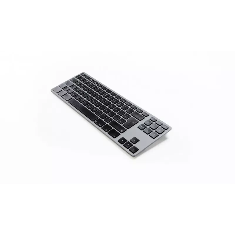 Mehāniskā tastatūra Matias FK408BTB-UK Tenkeyless Bluetooth alumīnija pelēkā krāsā Space Gray