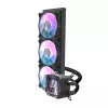 Darkflash CPU ūdens dzesētājs DV360S 360 mm radiators, RGB apgaismojums, melns