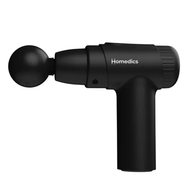 Perkusijas masāžas pistole HoMedics PGM-45BK Mini pārnēsājama viegla rokas ierīce