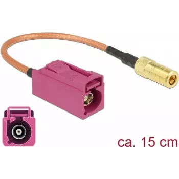 Koaksiālais kabelis DeLOCK 89677 RG-316 0,15 m FAKRA H SMB
