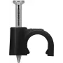 Goobay kabeļa skava 6 mm, melna (64679)