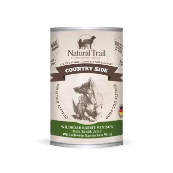NATURAL TRAIL Country Side Mežacūka Trusis Briedis - Mitrā suņu barība - 400 g