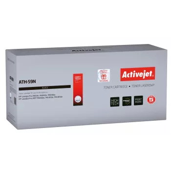 Toneru kasetne ActiveJet ATH-59N, aizstāj HP 59A CF259A, melna, 3000 lpp., iebūvēts cilindrs, viens iepakojumā