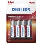 Vienreizlietojama baterija Philips Power Alkaline Battery LR6P4B/10