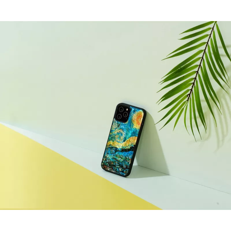 Aizsargmaciņš iKins Apple iPhone 12 Pro Max — zvaigžņotas nakts melns