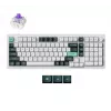 Mehāniskā bezvadu tastatūra Keychron Q5 RGB balta korpusa, maināmu slēdžu izkārtojums, kompakts 75% formas faktors