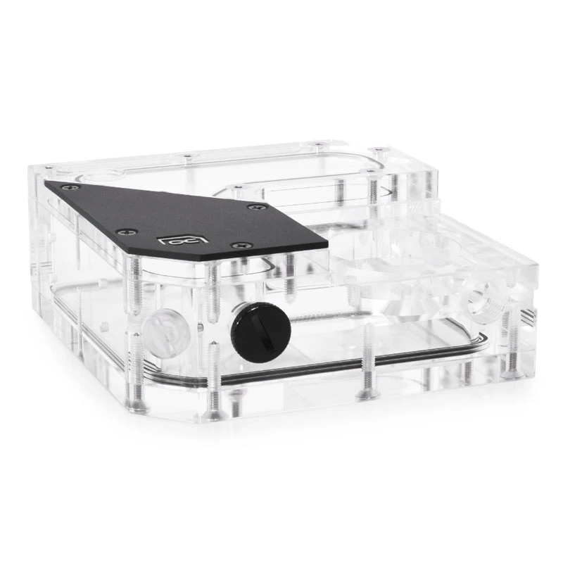 Rezervuārs Alphacool 15075 Acrylic Melns Transparent 120mm