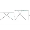 Pilna izmēra gludināmais dēlis Vileda — pilna izmēra nerūsējošā tērauda kājas 1200×380 mm dēlis augstums 75–96 cm salokāms gludekļa turētājs