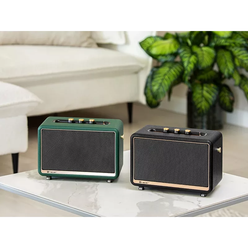 Stereo Portable Speaker Tracer M30 TWS BT Melns, Gold