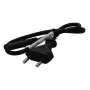 HP - Strāvas kabelis - BS 1363 (M) uz IEC 60320 C7 - 0,5m - Melns - Tuvie Austrumi, Eiropa - paredzēts Deskjet F4210, F4213, F4224, F4230, F4250, F4273, F4274, F4275, F4283, F4288, F4292, F