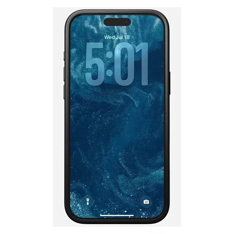 Ādas vāciņš Nomad Modern iPhone 17 Pro Max (6,9 collas) — Burgundy, āda+TPU+PC