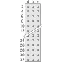 SCHROFF kontaktu sloksne - kontaktu sloksne DIN 41612 SIEM (69001851)