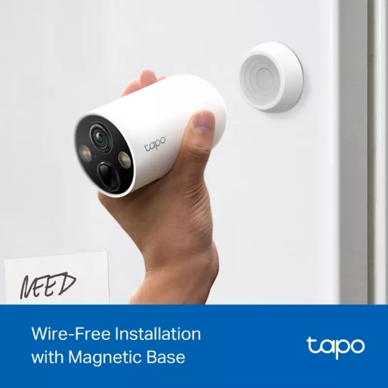 TP-Link Tapo viedā bezvadu drošības kamera, 2 gab. iepakojums