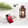 Viedtālruņa maciņš iKins iPhone 11 — Pink Lake ar melniem akcentiem