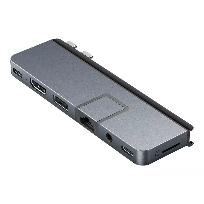 Hyper | HyperDrive DUO PRO 7-in-2 USB-C centrmezgls MacBook Air/Pro 2016-2020 | Ethernet LAN (RJ-45) porti 1 | HDMI portu skaits 1