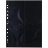 Fotokabatiņas HERMA Fotophan 10x15 cm portreta orientācija melna 10 gab.