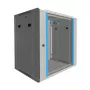 Extralink montējams plaukta skapis 12U 600x450 pelēks, pie sienas stiprināms