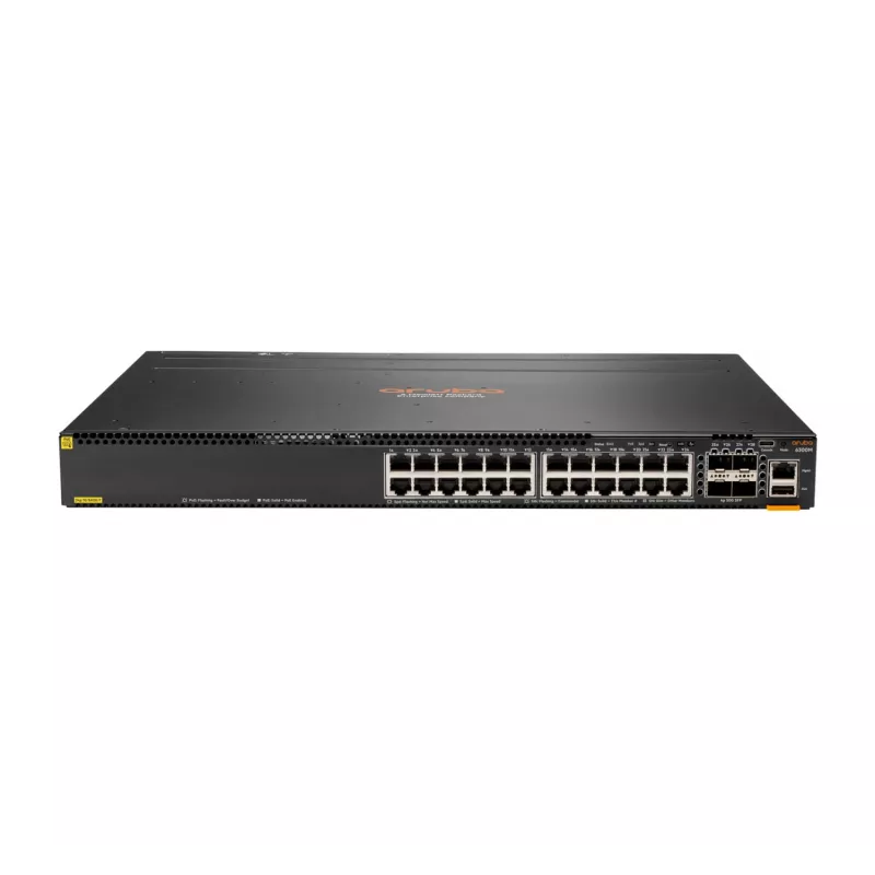 Pārvaldāms slēdzis Aruba 6300M 24 pieslēgvietas 1GbE 4. klases PoE un 4 pieslēgvietas SFP56
