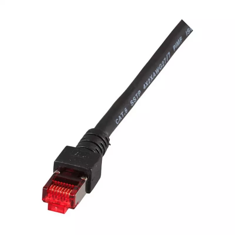 EFB-Elektronik RJ45 komutācijas kabelis Cat.6 S/FTP LSZH melns 7,5m Ražotājs: EFB Elektronik (K5515.7,5)
