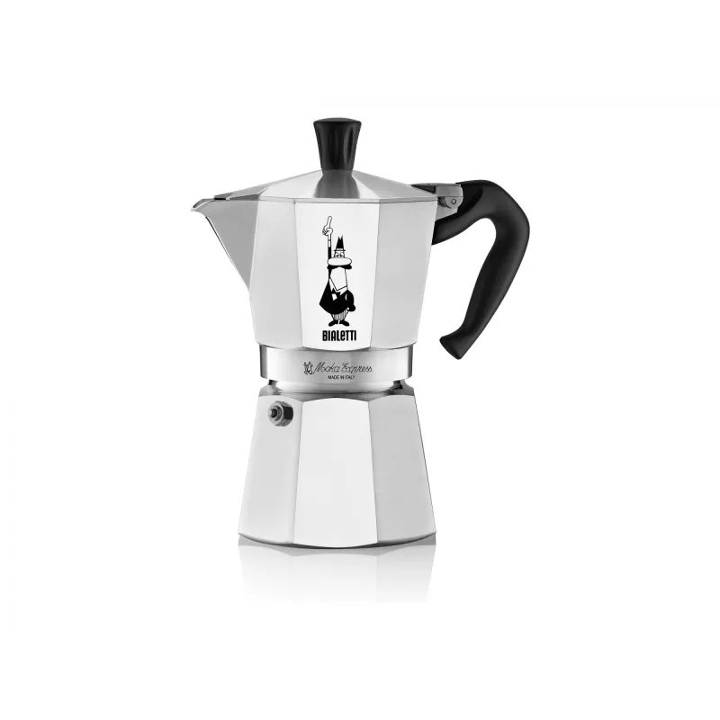 Bialetti Moka Express Moka pot 0.3 L Alumīnijs, Melns