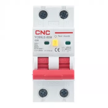 Noplūdes strāvas aizsargslēdzis HiSmart NV821891 2P 25A 30mA