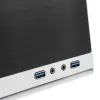 SilverStone SUGO SG13 - darbvirsma - Mini-DTX - bez barošanas bloka (AT / PS/2) - melns, balts - USB/audio (SST-SG13WB-Q)