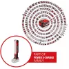 Power X-Change bezvada gaismeklis TE-CL 18/1000 S Li - Solo, 18 V, LED gaisma sarkana, bez akumulatora un lādētāja