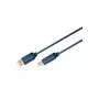 ClickTronic 3m USB 2.0 A/B vīr./vīr. 3m USB A USB B zils USB kabelis (70097)