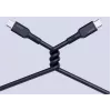 AUKEY CB-SCC241 USB-C Power Delivery PD 240W 5A 20V 1m Nylon Melns - D