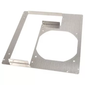 PCI aizmugurējais panelis Mini-ITX (2 slotu) — DimasTech S0026RW, alumīnija