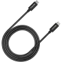 CANYON UC-44, kabelis, U4-CC-5A1M-E, USB4 TYPE-C to TYPE-C kabeļa komplekts 40G 1m 5A 240W(ERP) ar E-MARK, CE, ROHS, melns