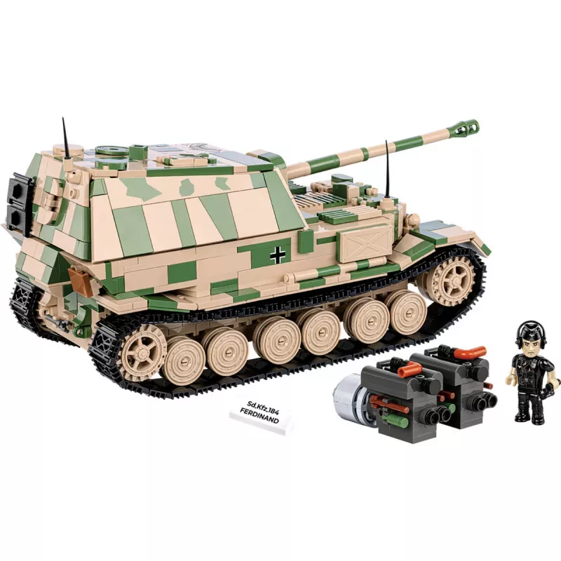 Cobi Vēsturiskā kolekcija Otrais pasaules karš SD. Transportlīdzeklis. Ferdinanda tanks, Multi