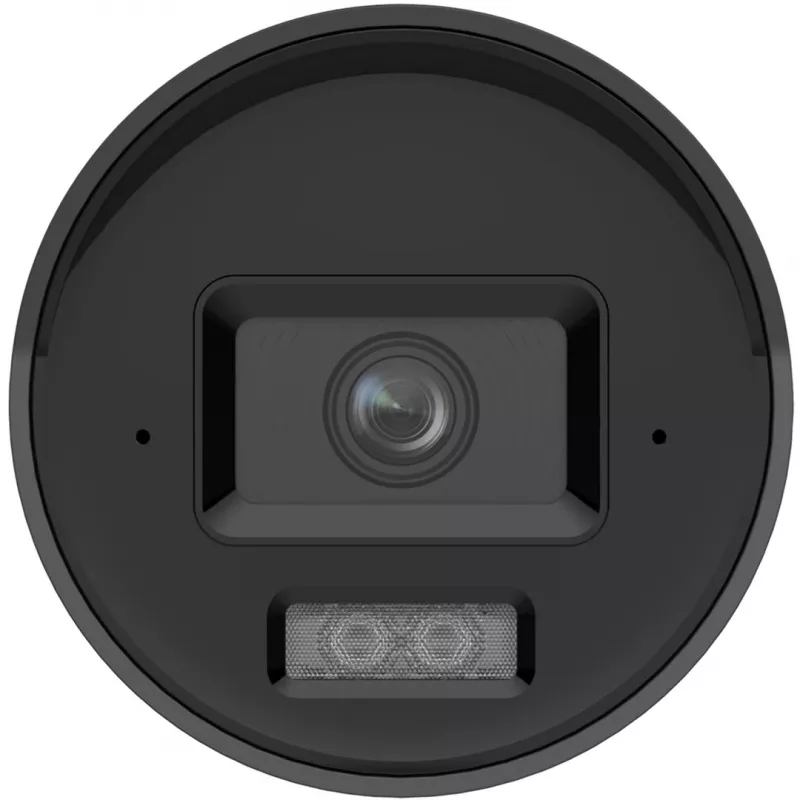 IP drošības kamera Hikvision Pro Series ColorVu 4 MP fiksēta mini lodes veida, 1/1.8 collu CMOS, 111.1° H, 30 fps, vadu, sienas stiprinājums, melna
