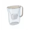 Ūdens filtrēšanas krūze BRITA Style Essential, 2,4 L tvertne (1,4 L filtrēts), MAXTRA, atverams vāks, smilšu krāsa