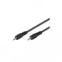 Wentronic Goobay 3,5 mm ligzdas savienojuma kabelis HQ, melns, 5 m - 3,5 mm ligzdas spraudnis (3 kontaktu, stereo) > 3,5 mm ligzdas spraudnis (3 kontaktu, stereo) (51660)