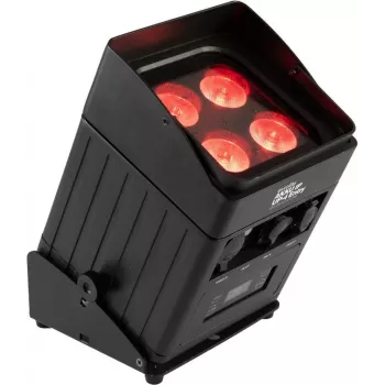LED uz baterijām darbināms prožektors EUROLITE AKKU IP UP-4 Entry QCL QuickDMX
