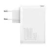 Travel Charger Baseus GaN2 Pro Quick 2x USB + 2x USB-C, 100W, EU (Balts)