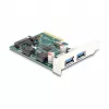 DeLOCK PCI Express x4 karte ar 2 ārējiem USB 10 Gbps Type-A portiem, zema profila