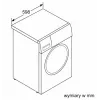 Priekšpusē lādējama veļas mašīna Bosch WGE02201PL — 8 kg, 1200 apgr./min, 55 L tilpnes, LED displejs, invertors